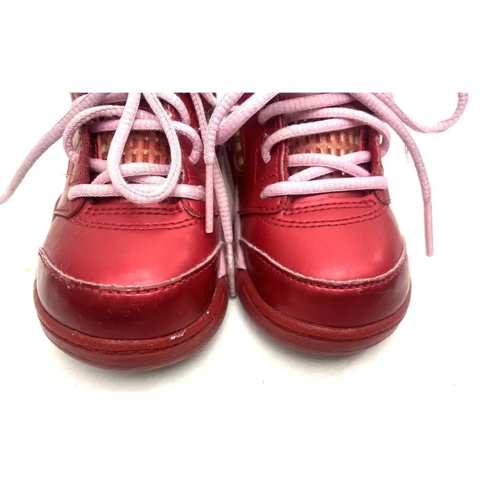 Nike Air Jordan 5 Retro (TD) Valentines Day Sz 6.5C Toddler 440890-605‎ Red Pink